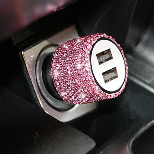 “Car Bling” (Rhinestone Car Adapter)