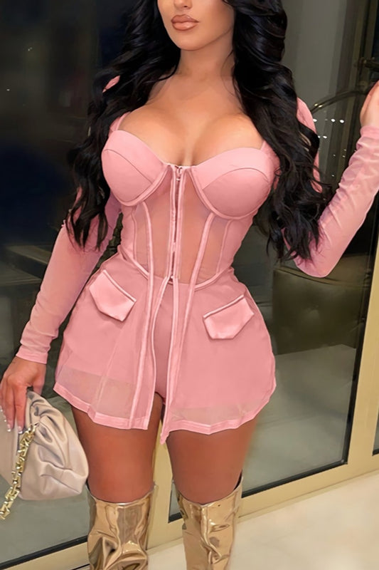 “Pop Sh-“ (Nightlife Mesh 2-Piece Dress)