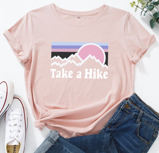 “Take A Hike” (Catchy Graphic Tee)