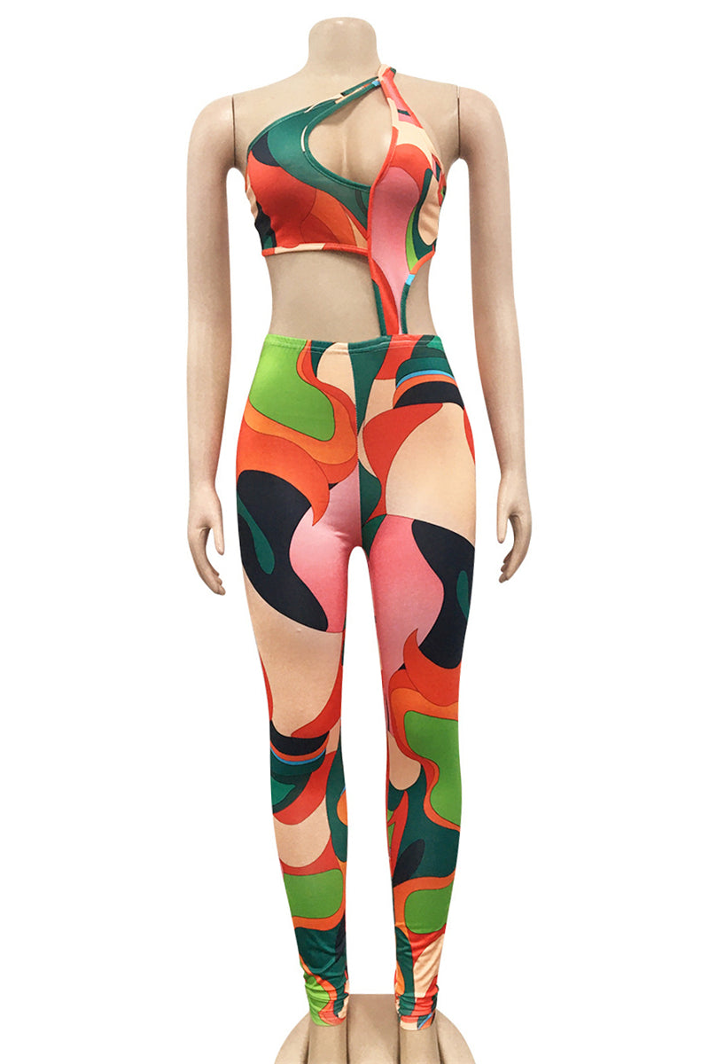 “Artwork” (1-Piece Cut Out Jumpsuit)