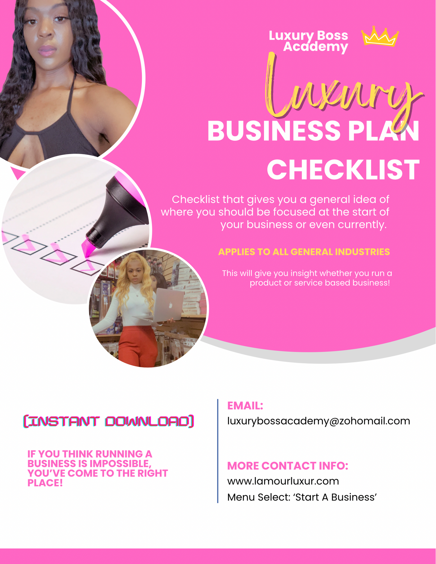 Luxury Business Plan Checklist ✔️