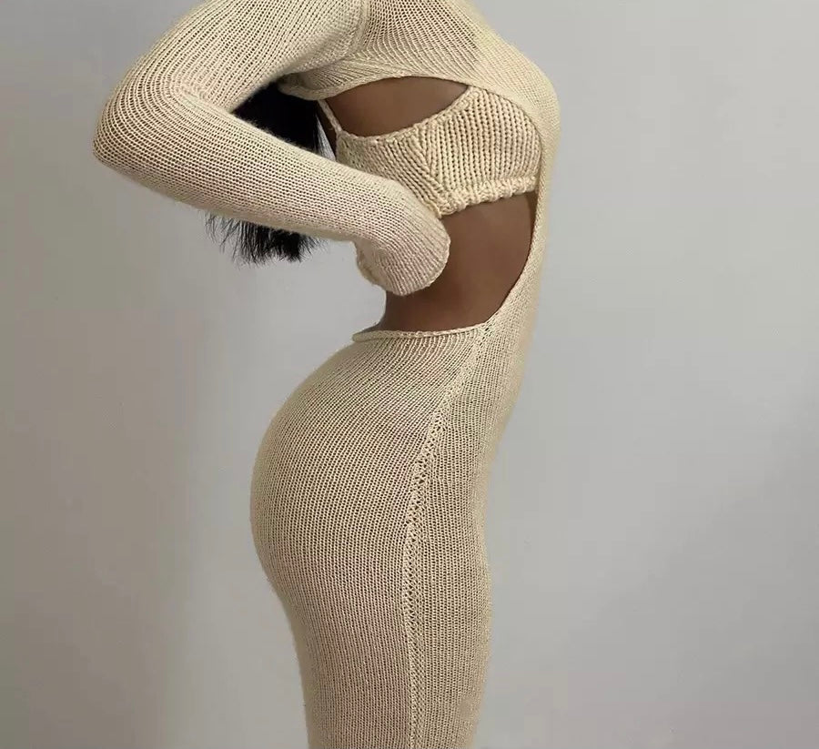 “Sexy, Modest” (Cutout Dress w/ Cami)