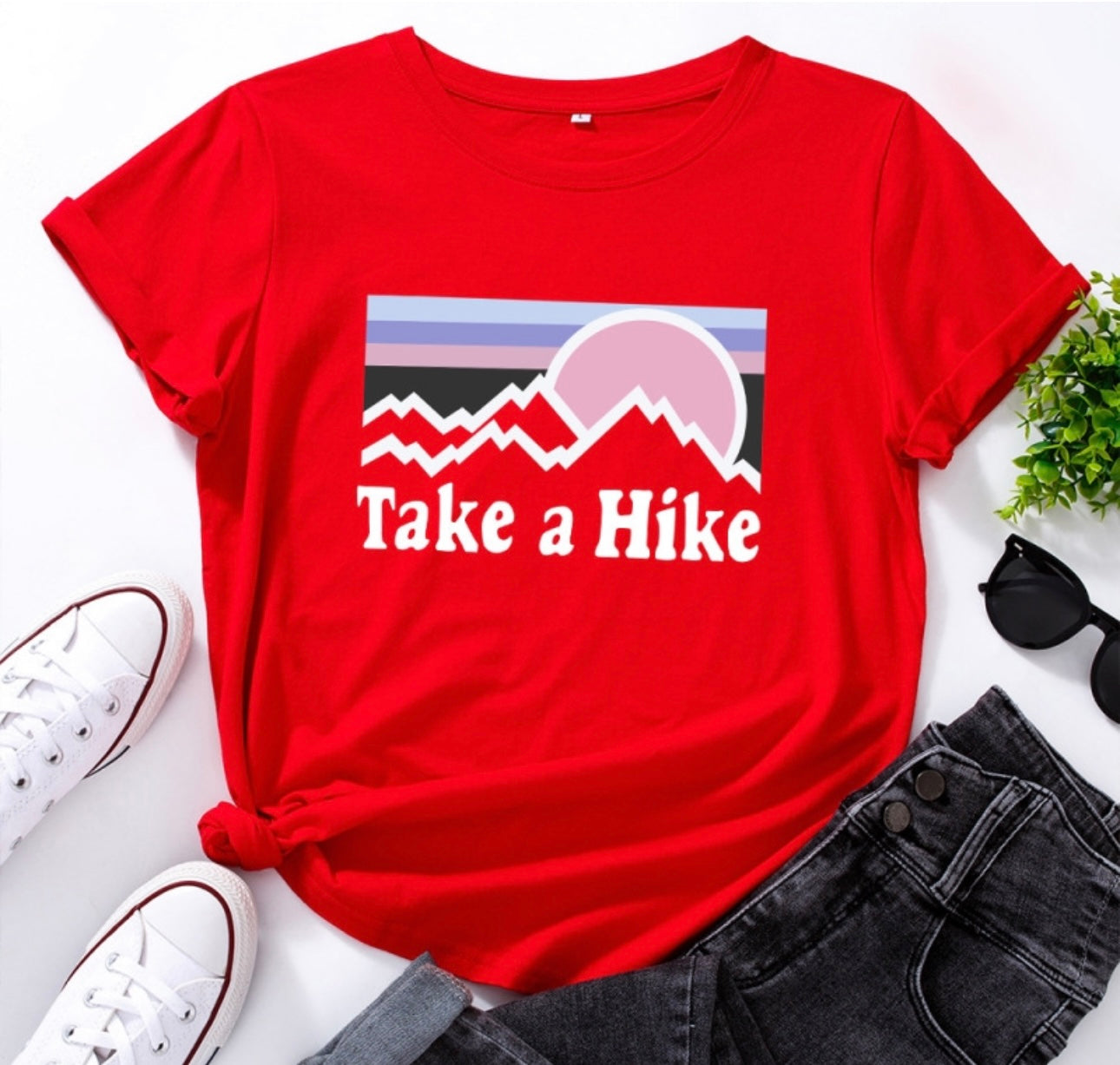 “Take A Hike” (Catchy Graphic Tee)