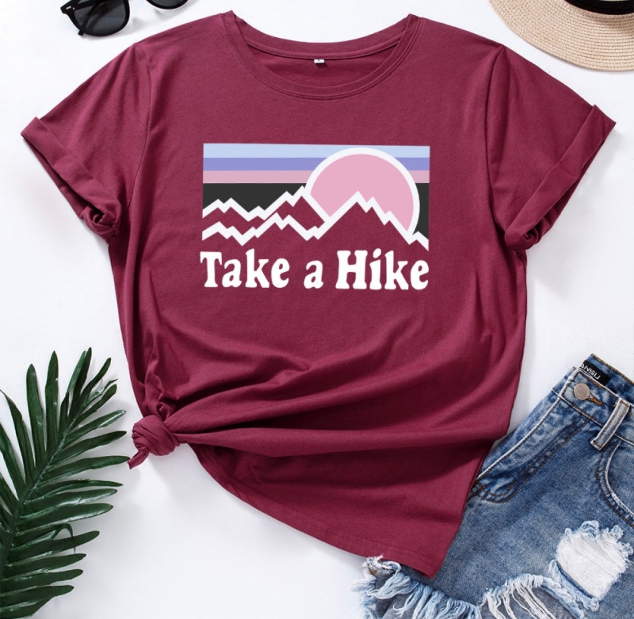 “Take A Hike” (Catchy Graphic Tee)